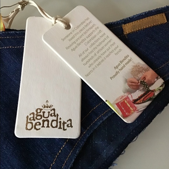 🌸AGUA BENDITA Bendito Denim Fringe Bikini Lg🌸 - Picture 8 of 8